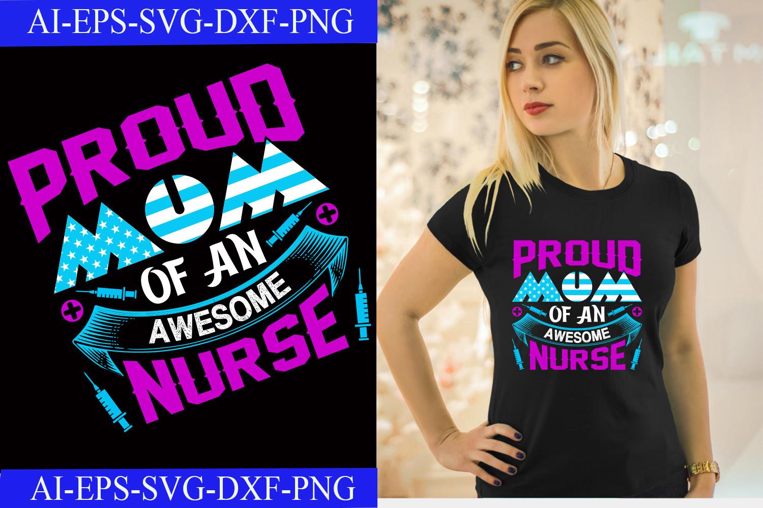 Nurse Typography T-shirt Design