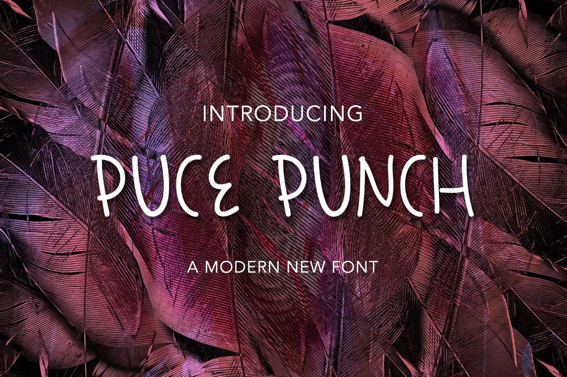 Puce Punch Font