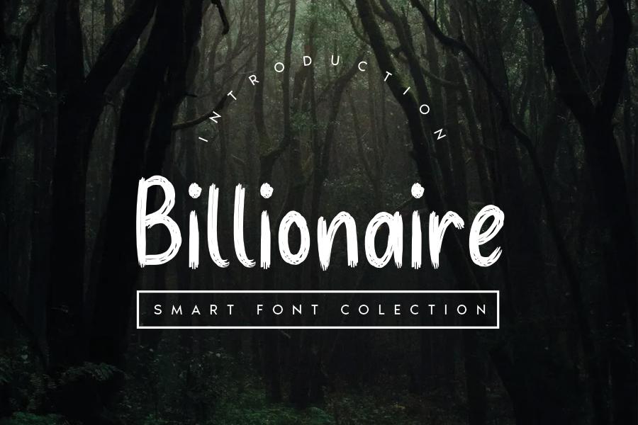 Billionaire Font