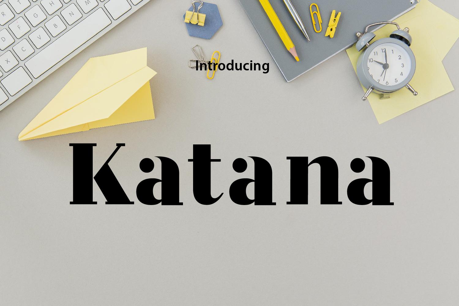 Katana Font