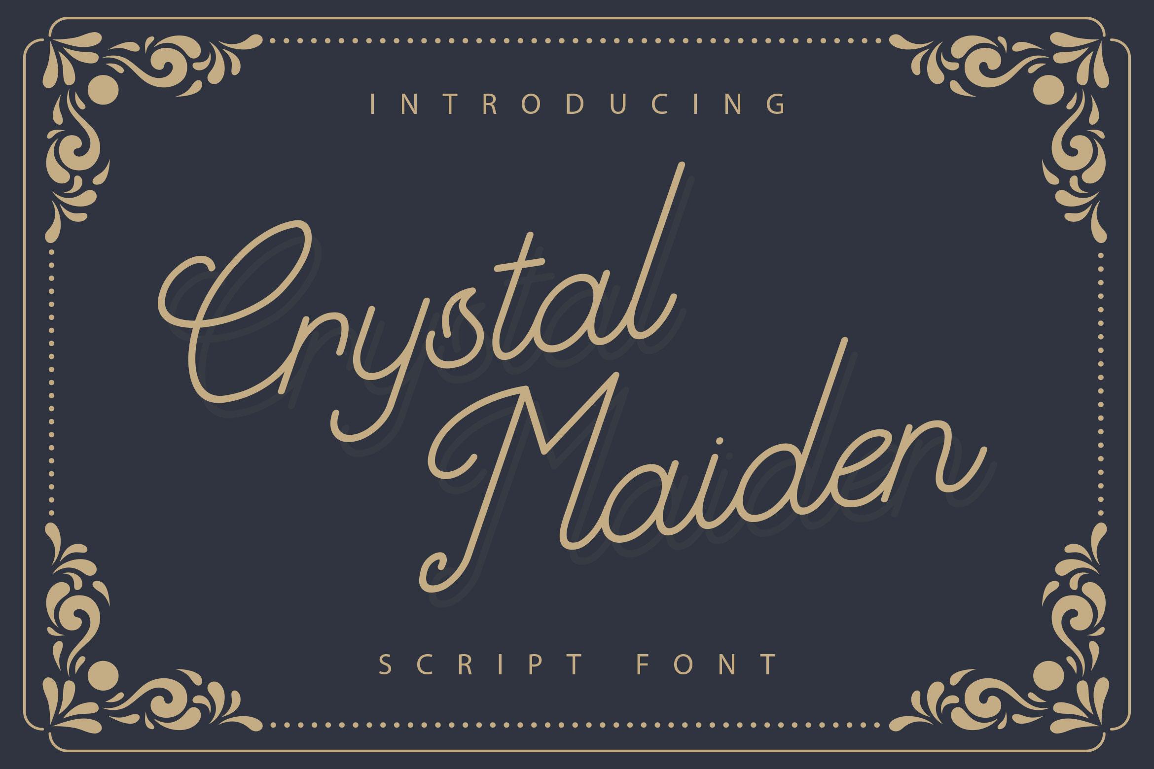 Crystal Maiden Font