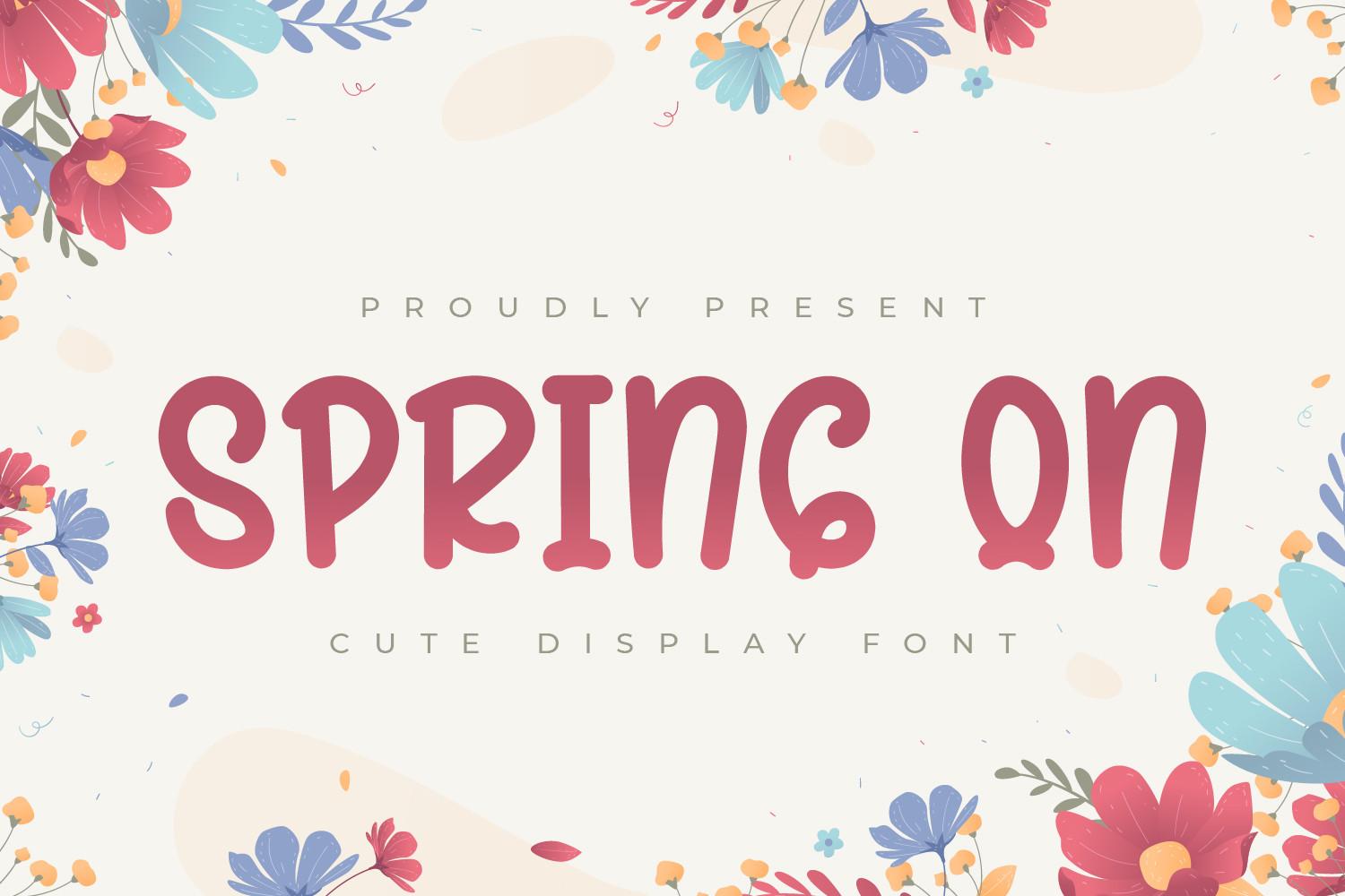 Spring on Font