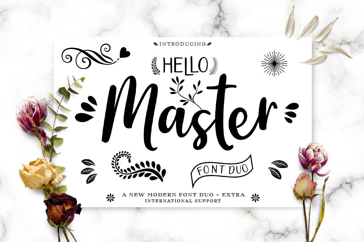 Hello Master Trio Font