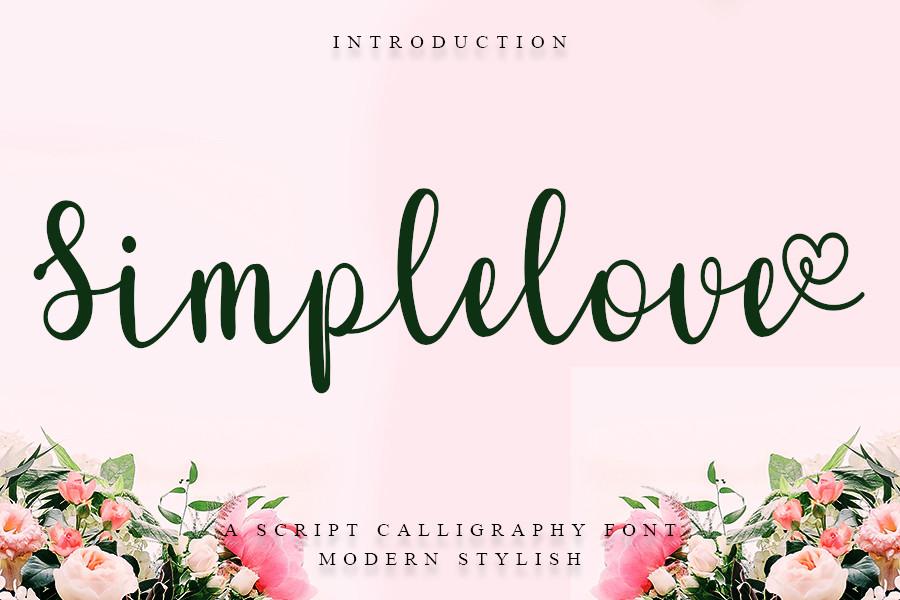 Simplelove Font