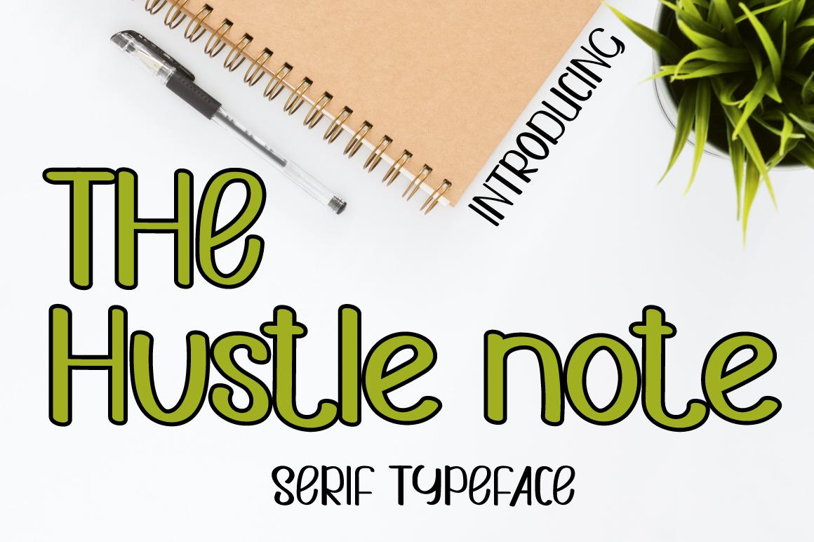 Hustle Note Font