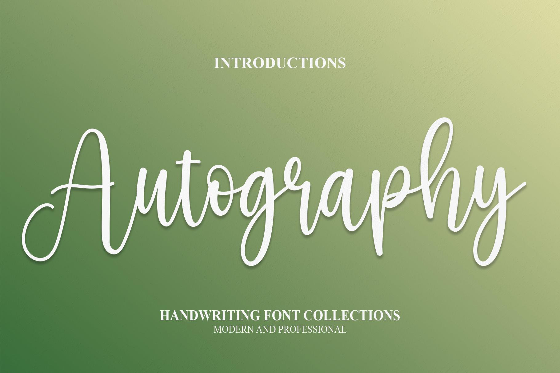 Autography Font
