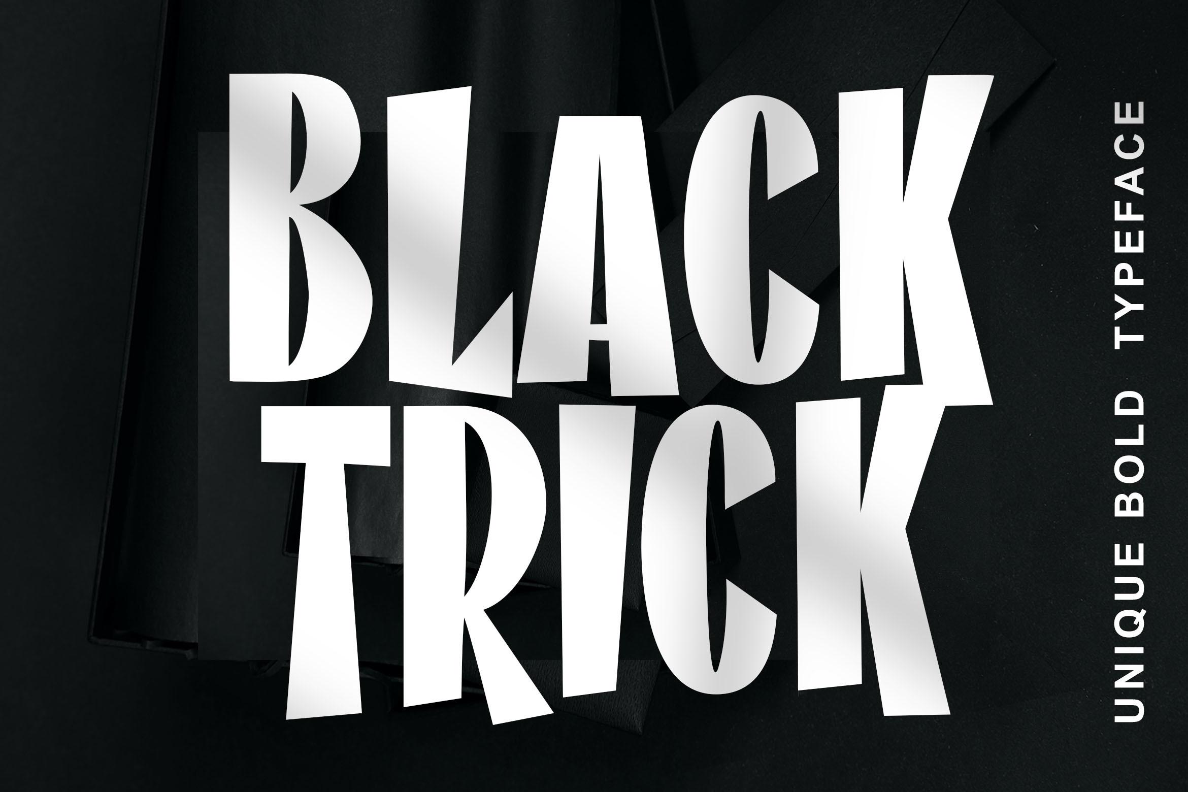 Black Trick Font