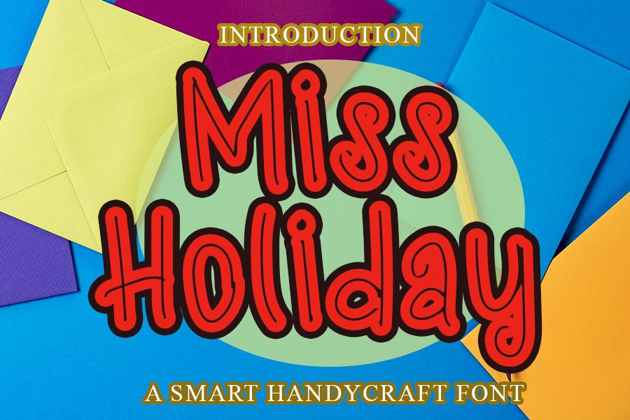 Miss Holiday Font