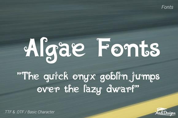 Algae Font