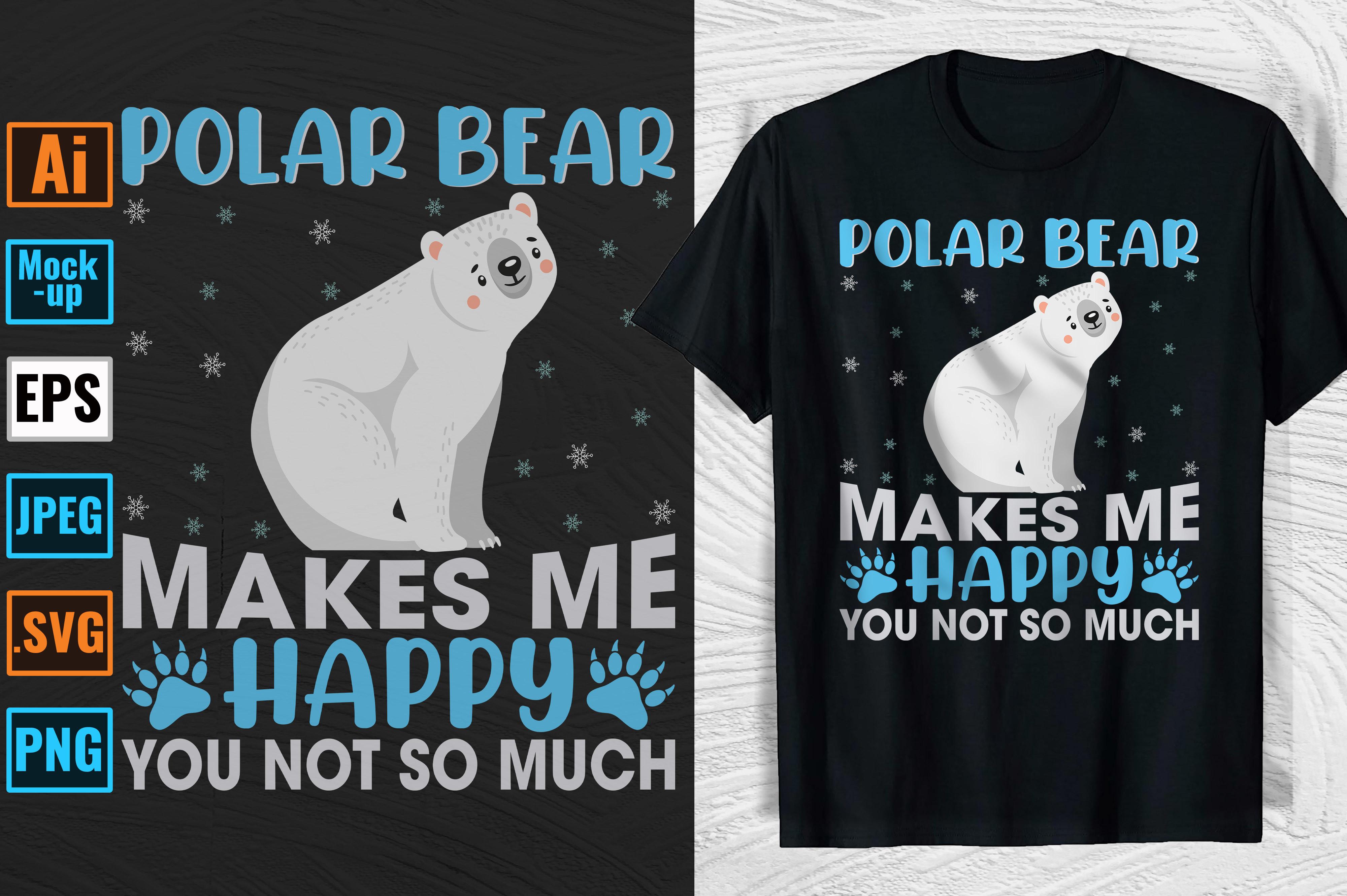 Polar Bear T-shirt and Mug Design