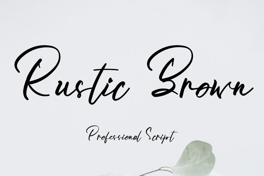 Rustic Brown Font