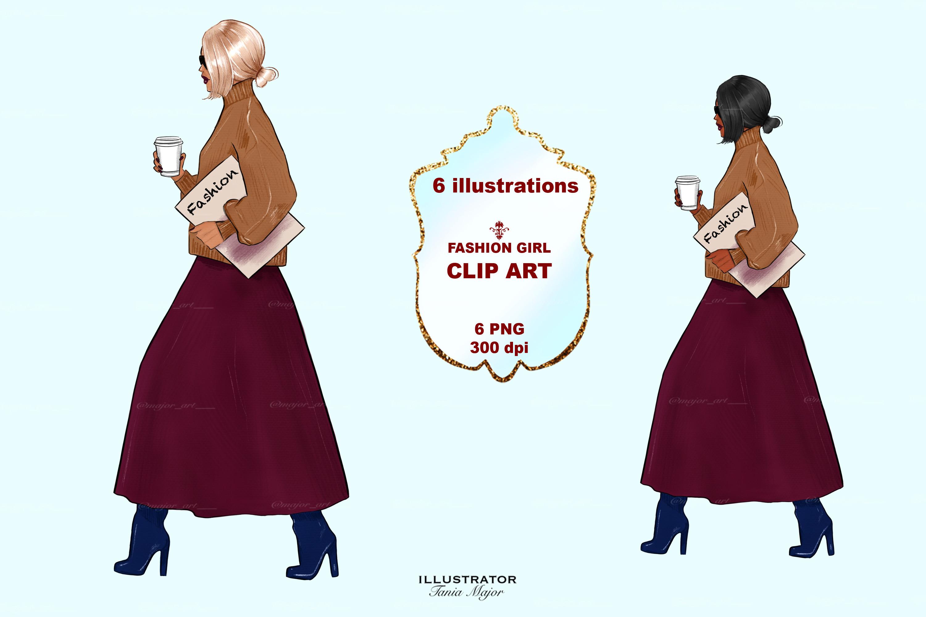 Fashion Girl Clipart