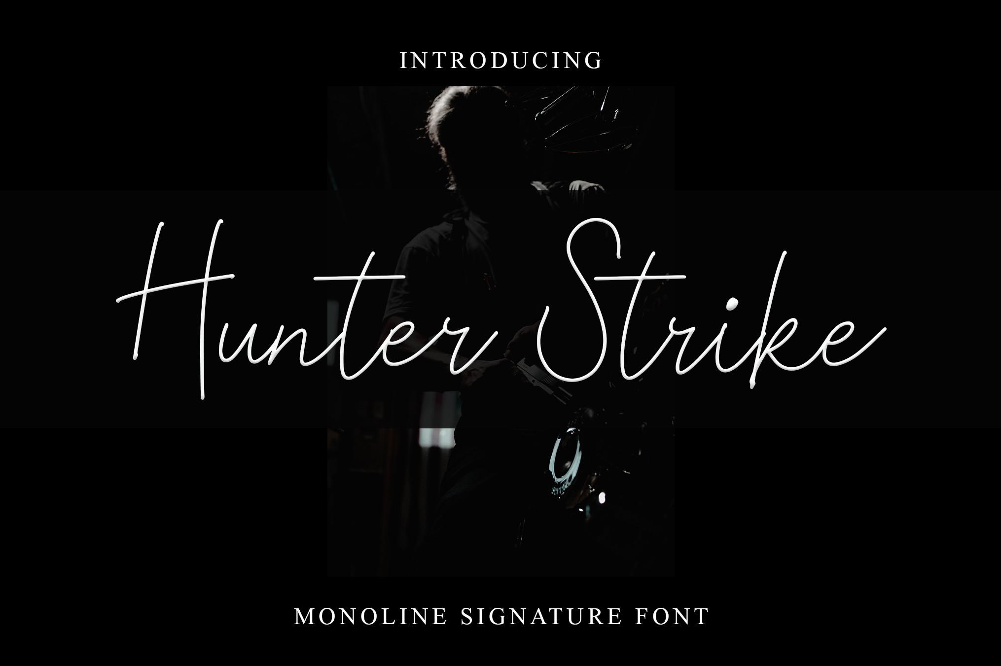 Hunter Strike Font