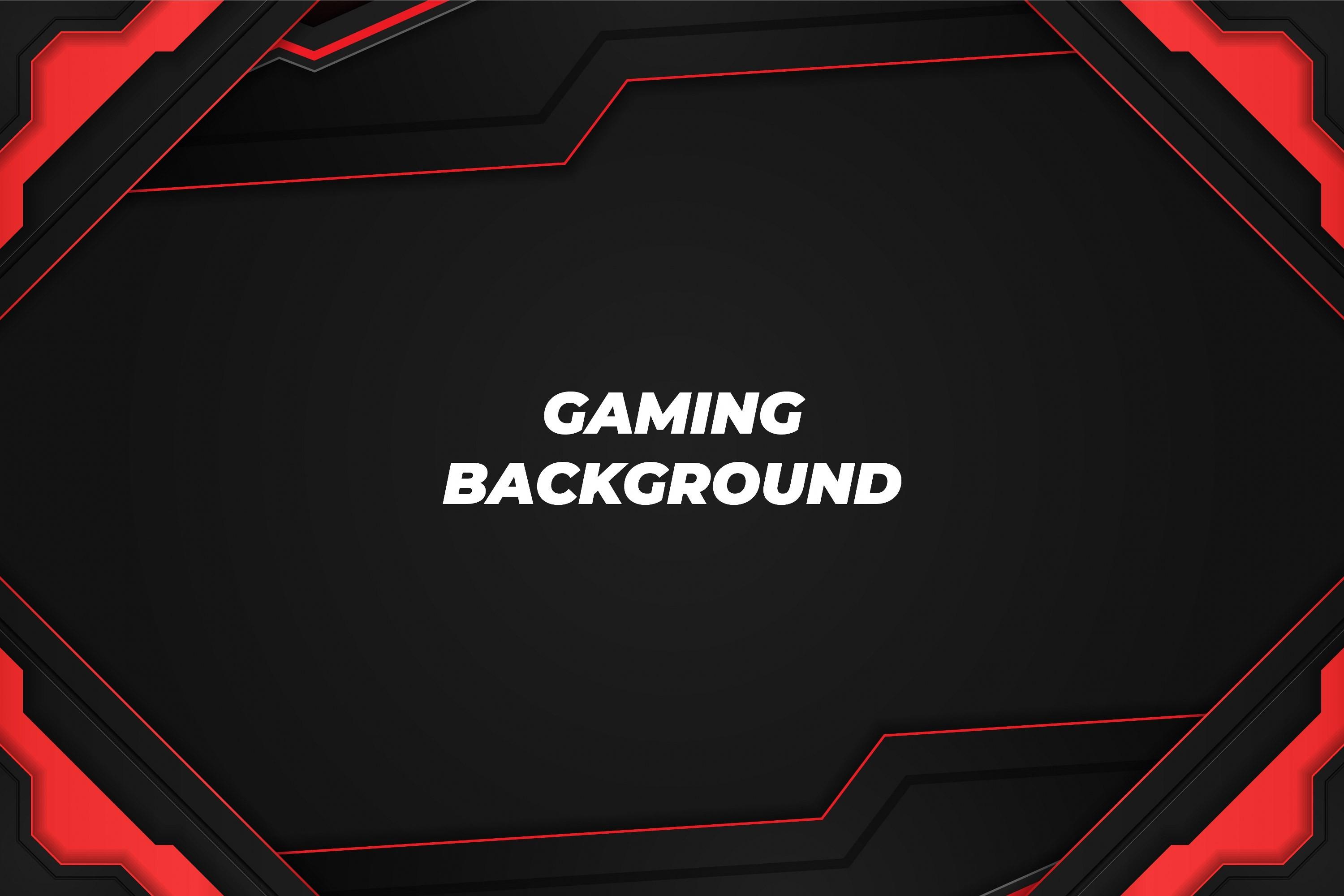 Gaming Background Black and Red