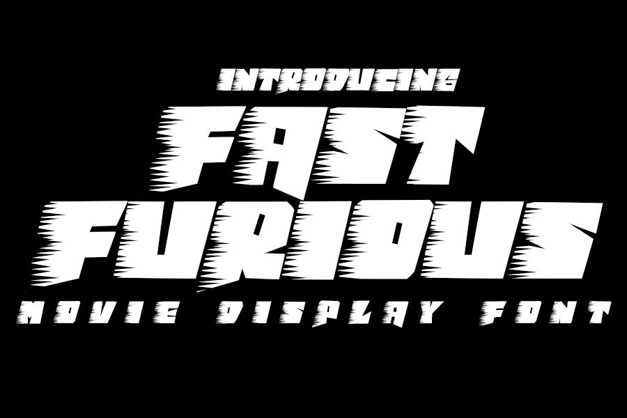 Fast Furious Font