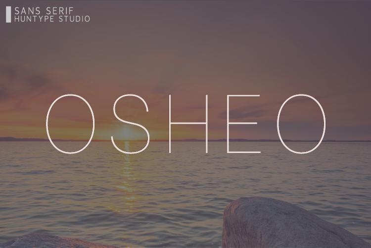 Osheo Font