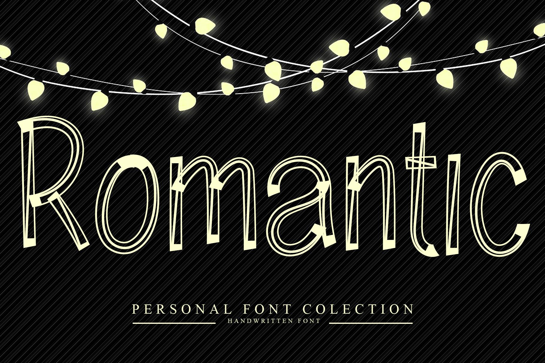 Romantic Font