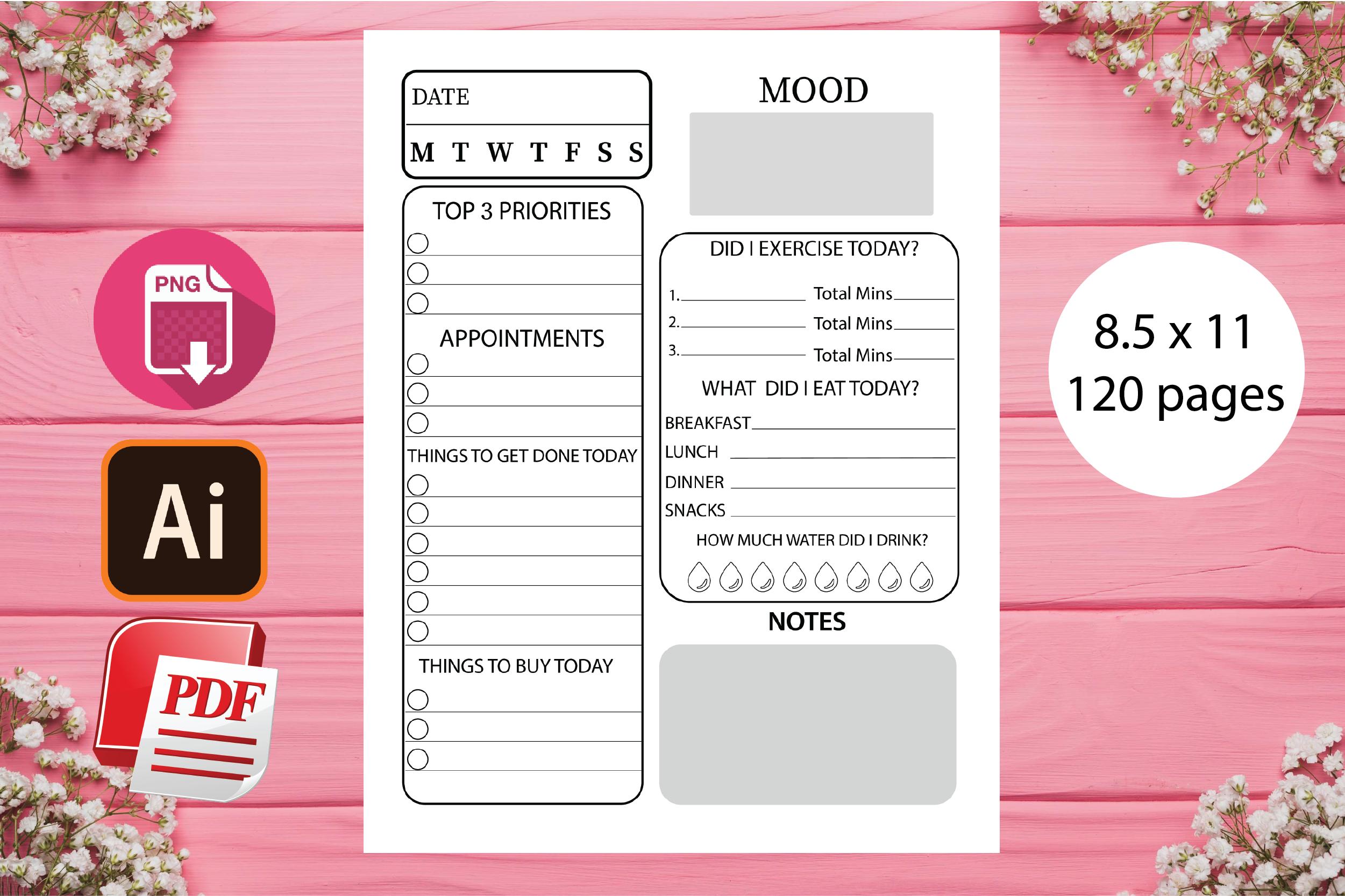 Goal Setting Planner for Kdp or Self Use