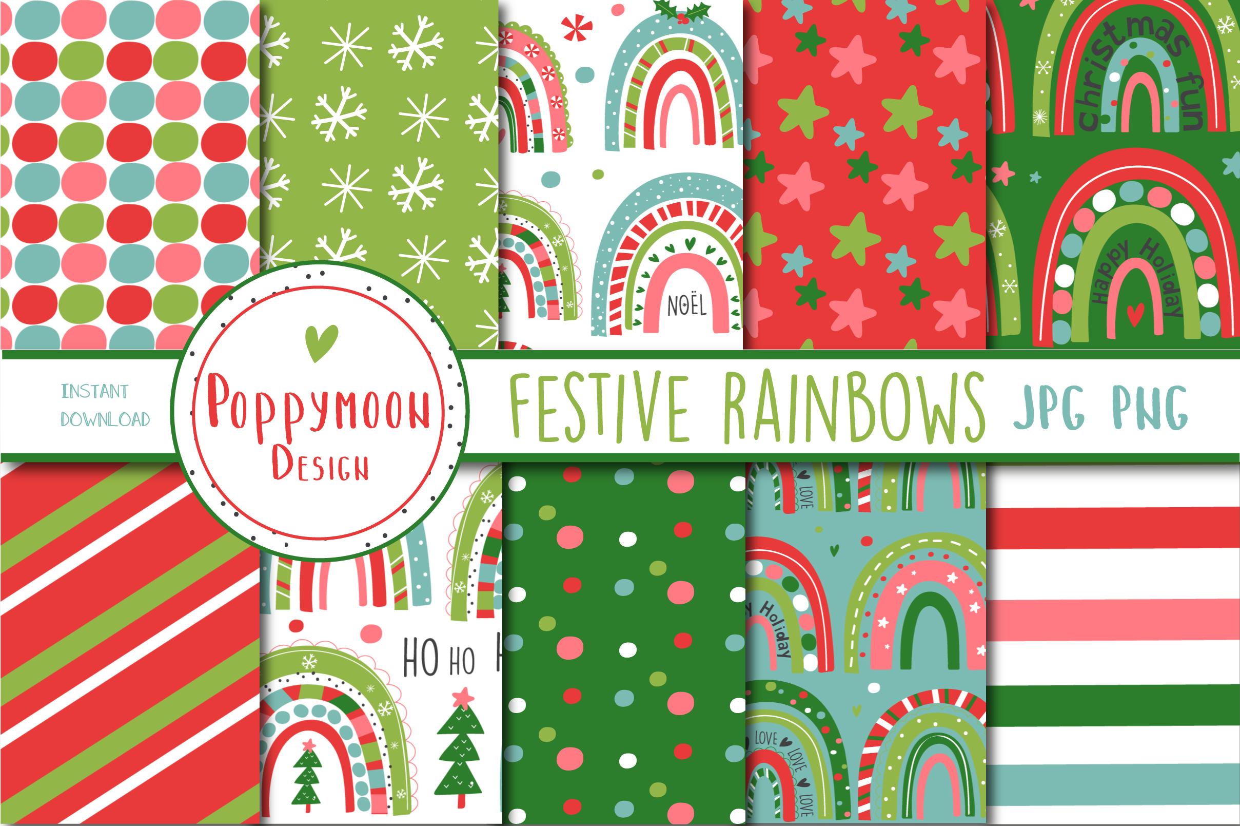 Festive Rainbow Paper