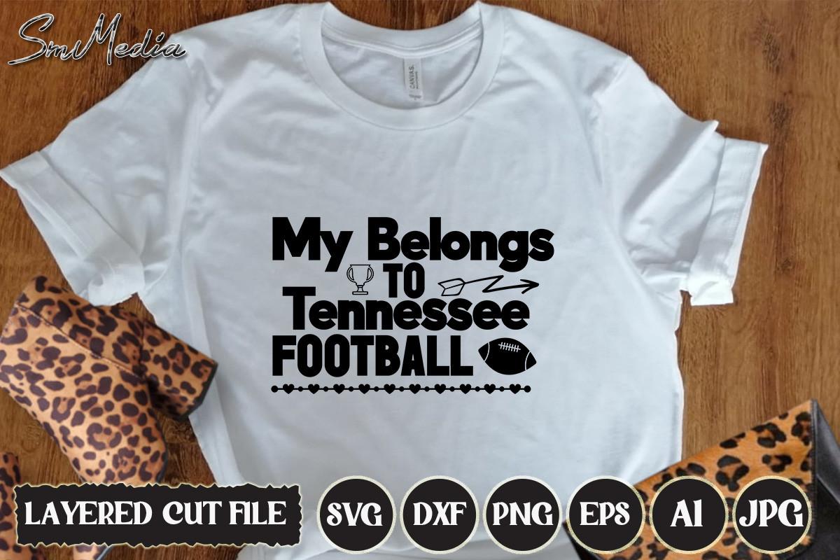 My Belongs to Tennessee Football SVG