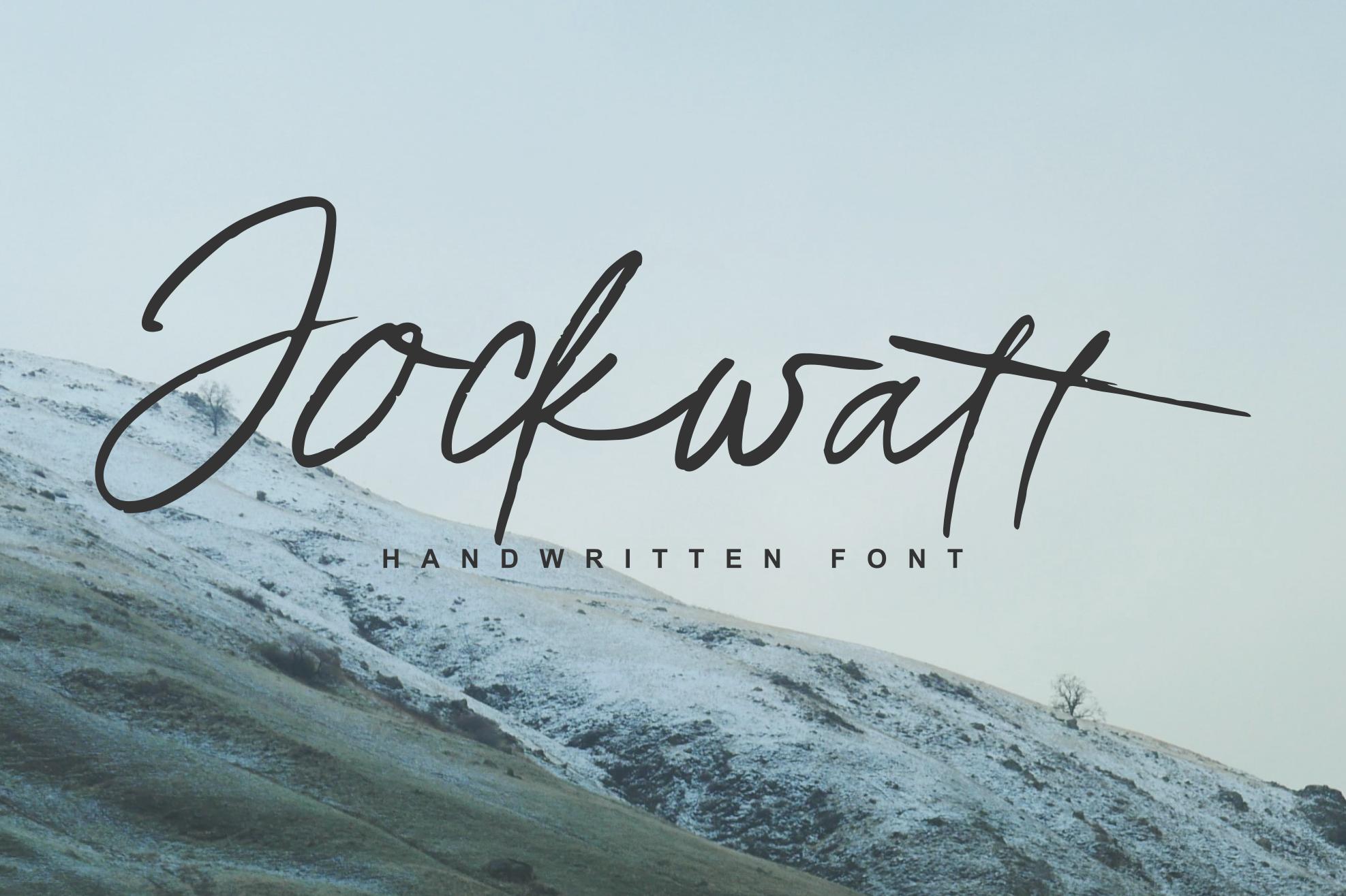 Jockwatt Font