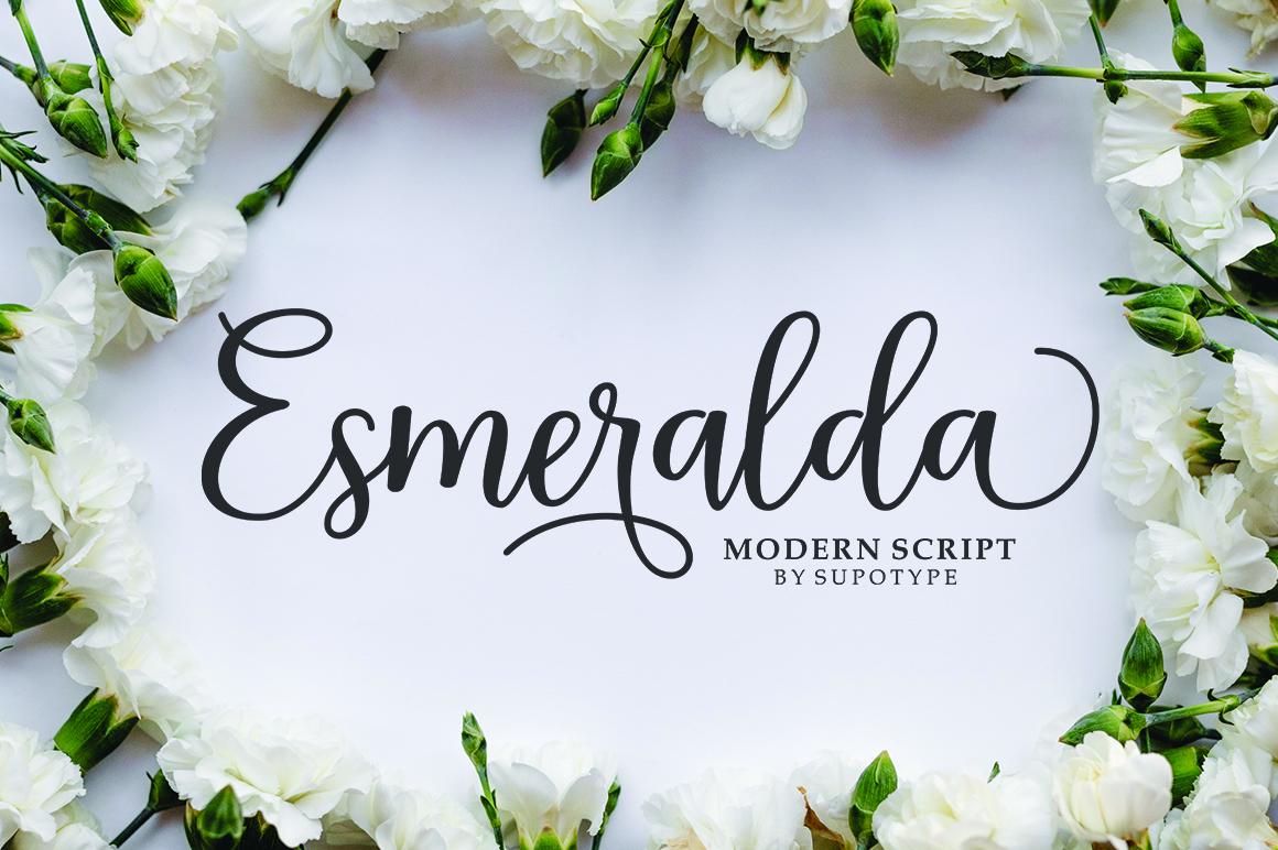 Esmeralda Script Font