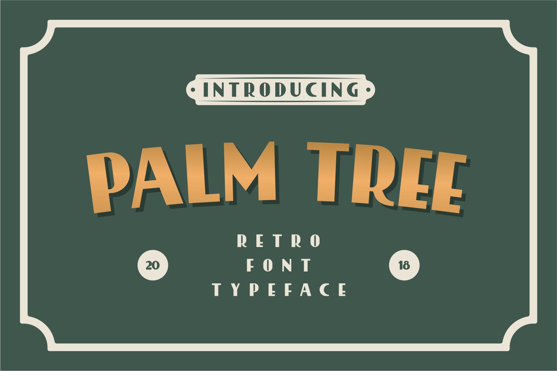 Palm Tree Font