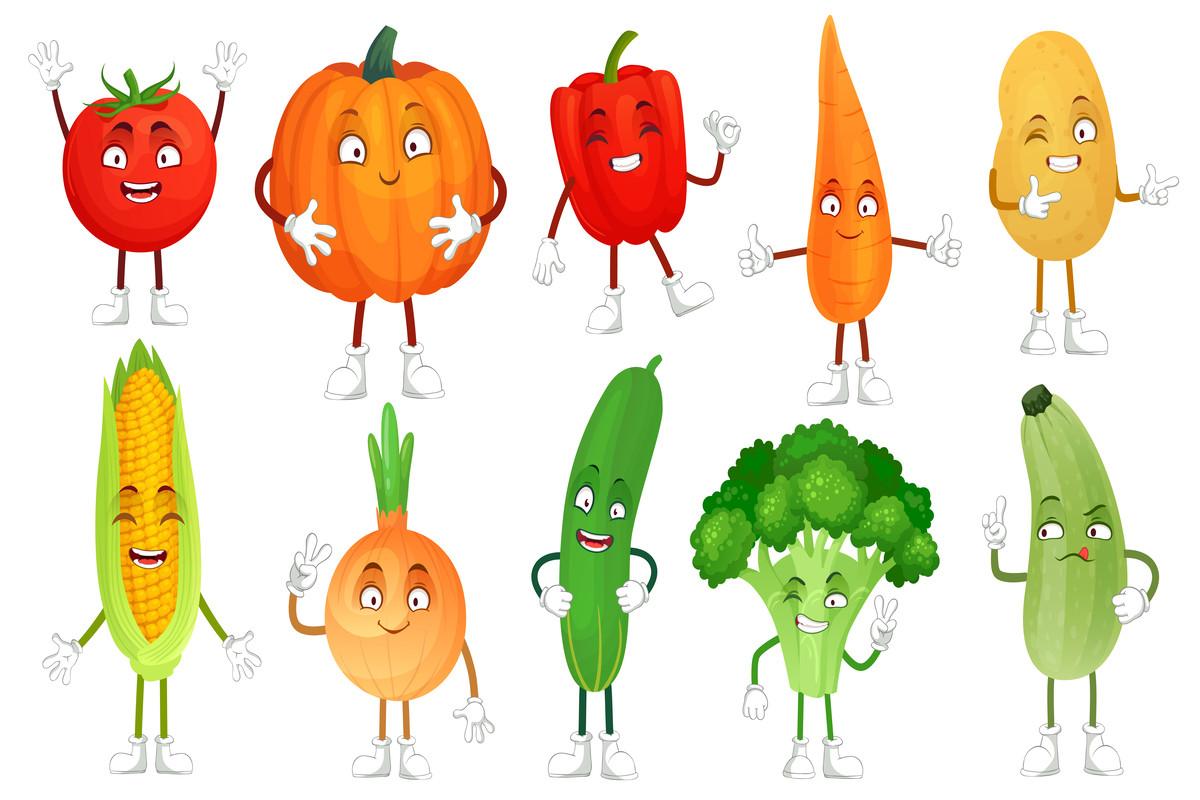 Cartoon Vegetable Character