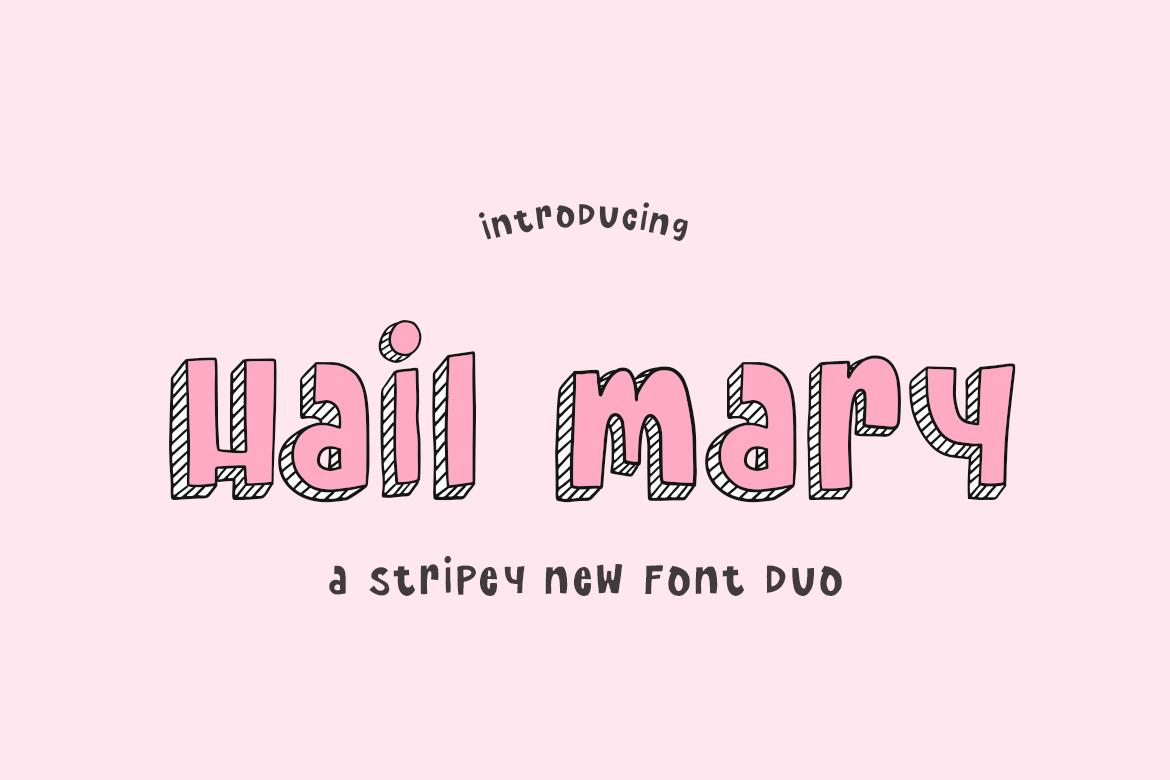 Hail Mary Font