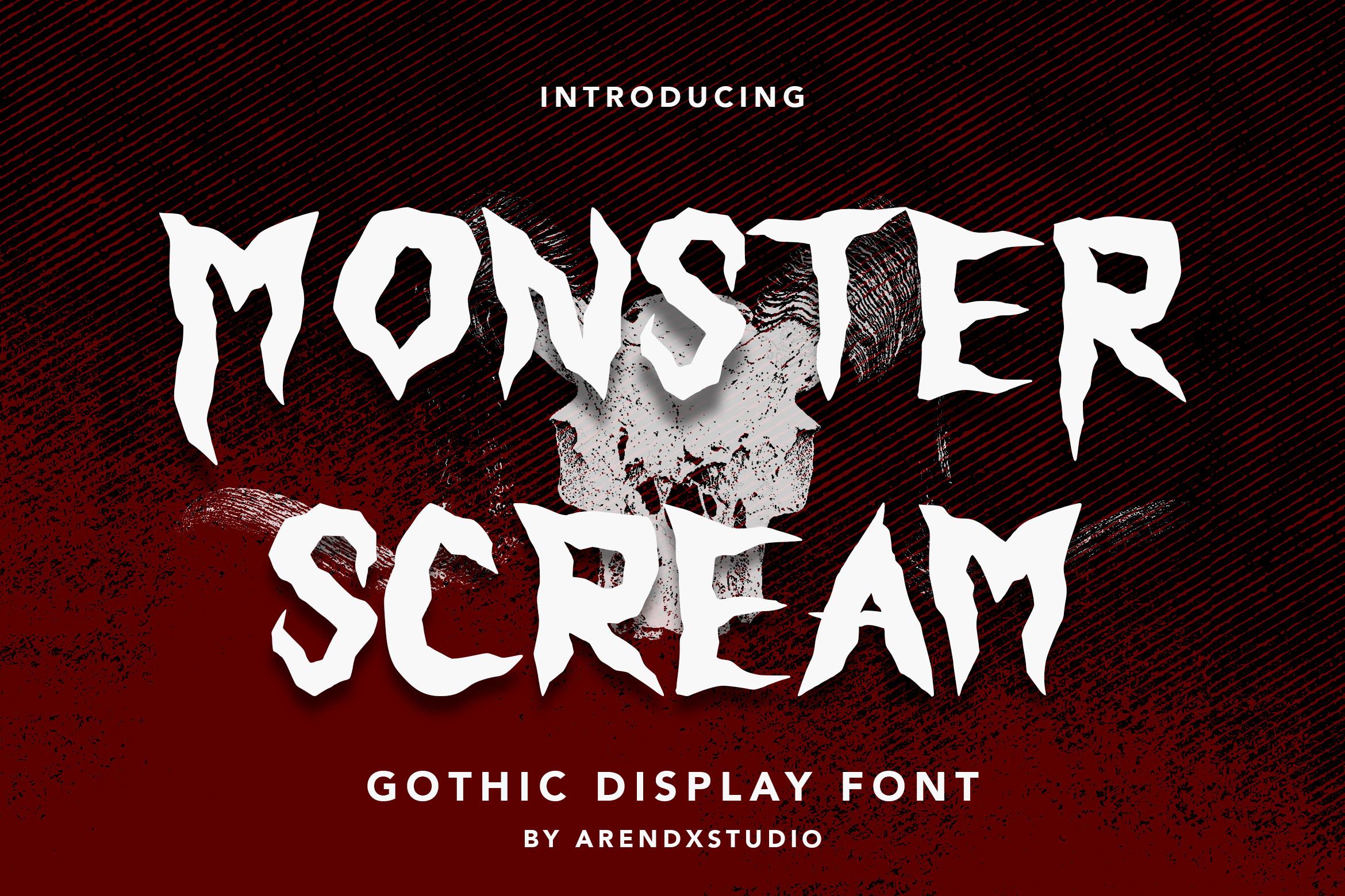 Monster Scream Font