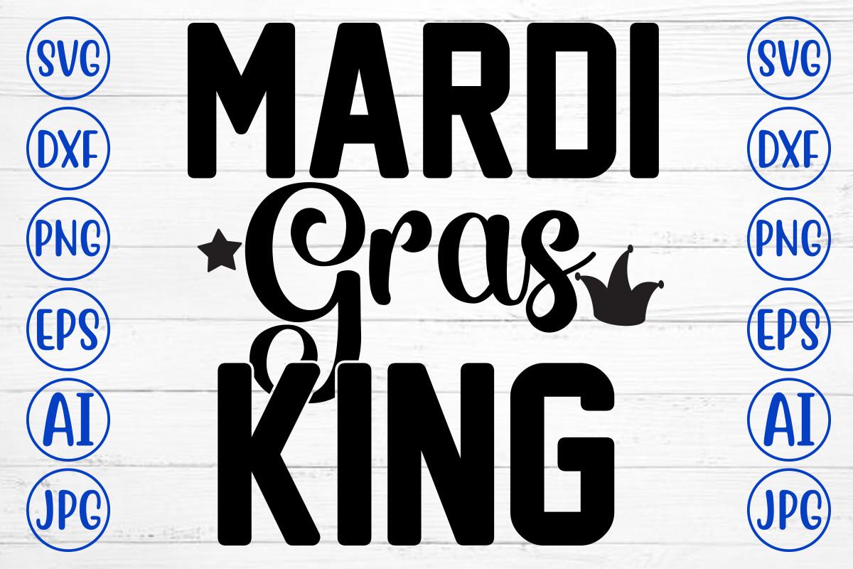 Mardi Gras King Svg