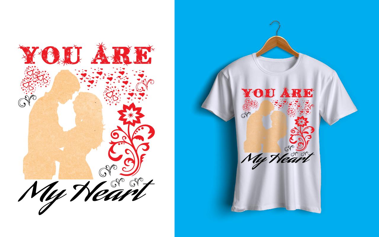 Valentine Day T-shirt Design Trampleted