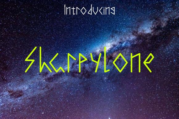 Sharpylone Font
