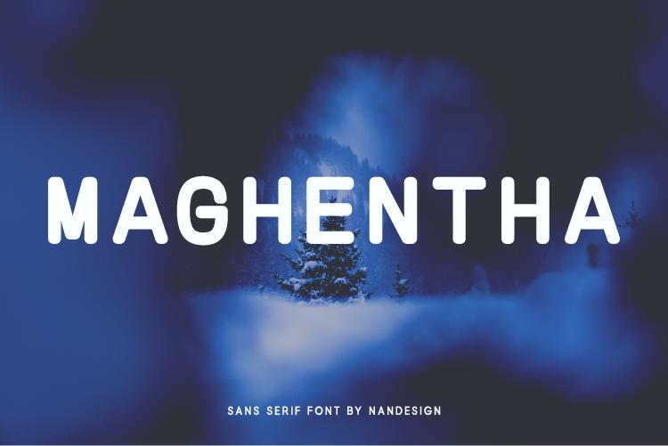 Maghentha Font