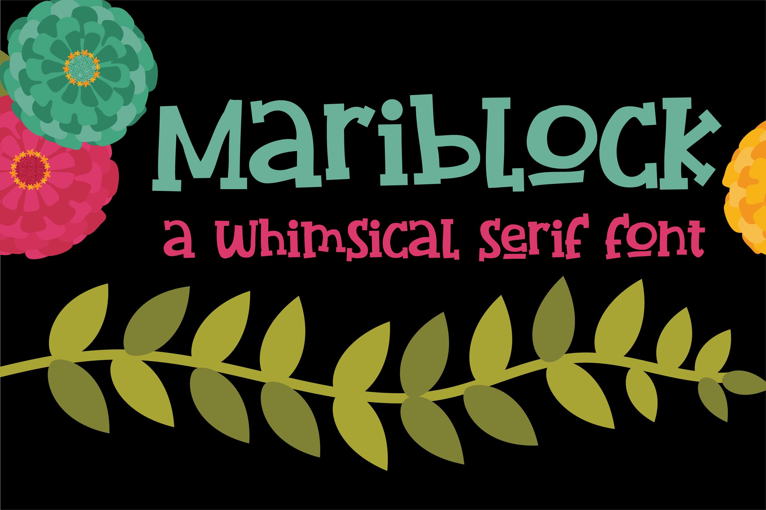 Mariblock Font