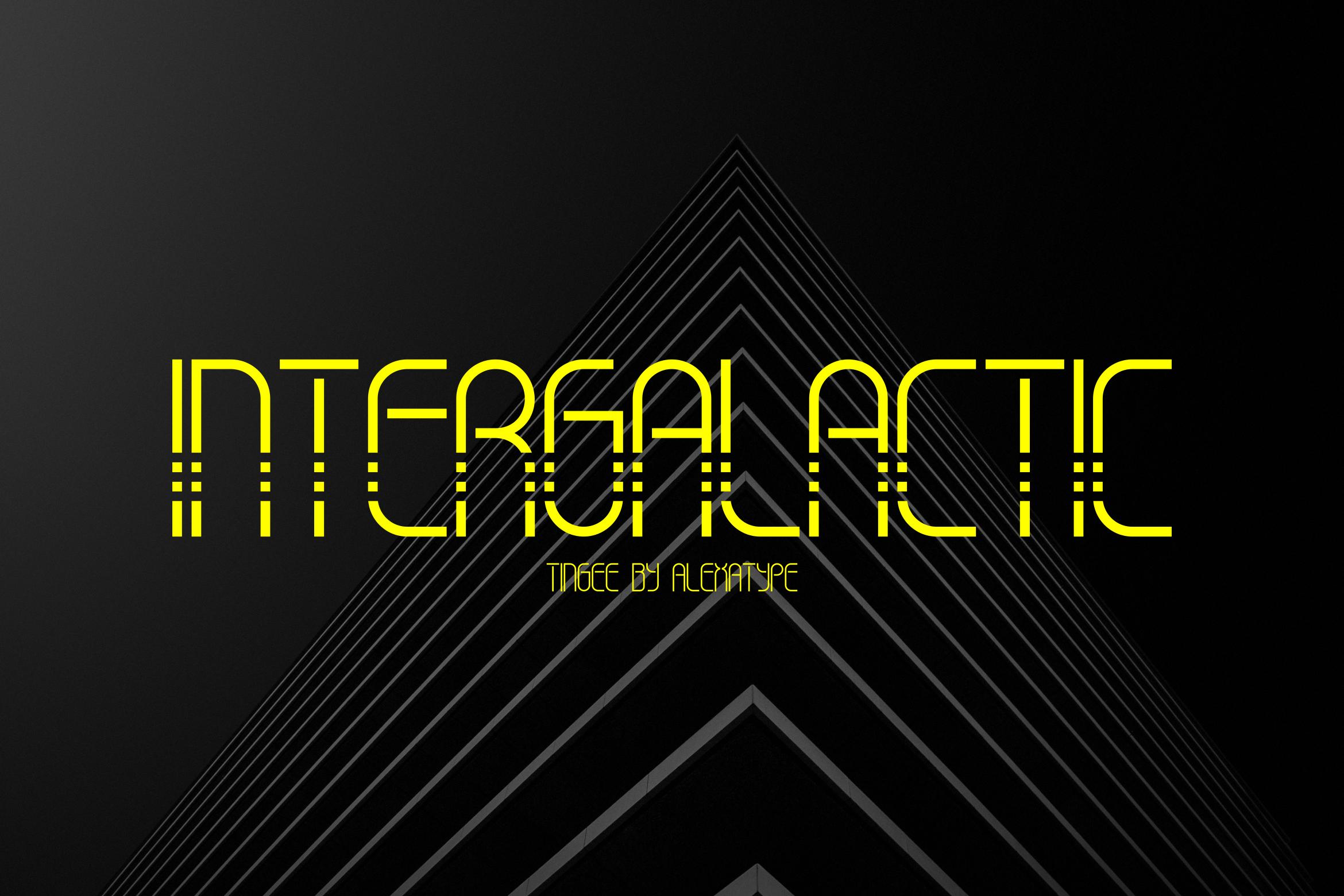 Intergalactic Font