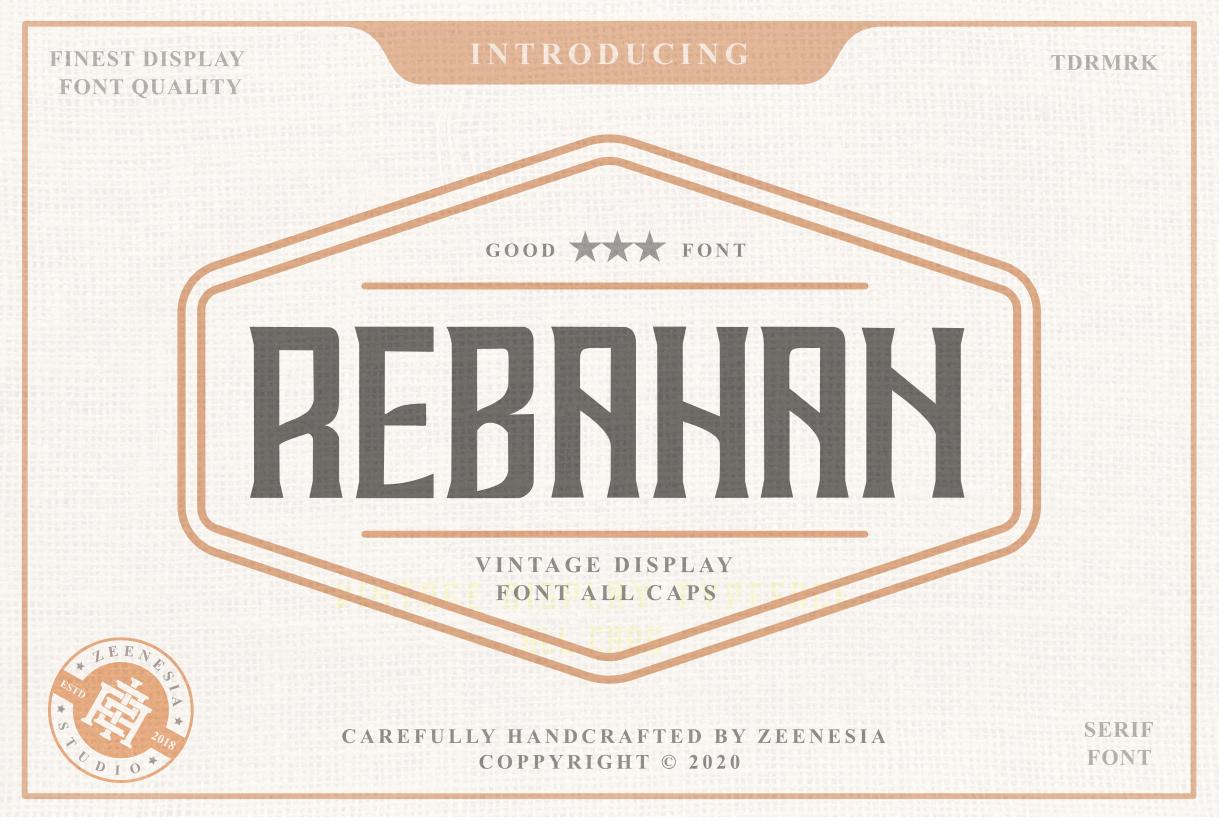 Rebahan Font