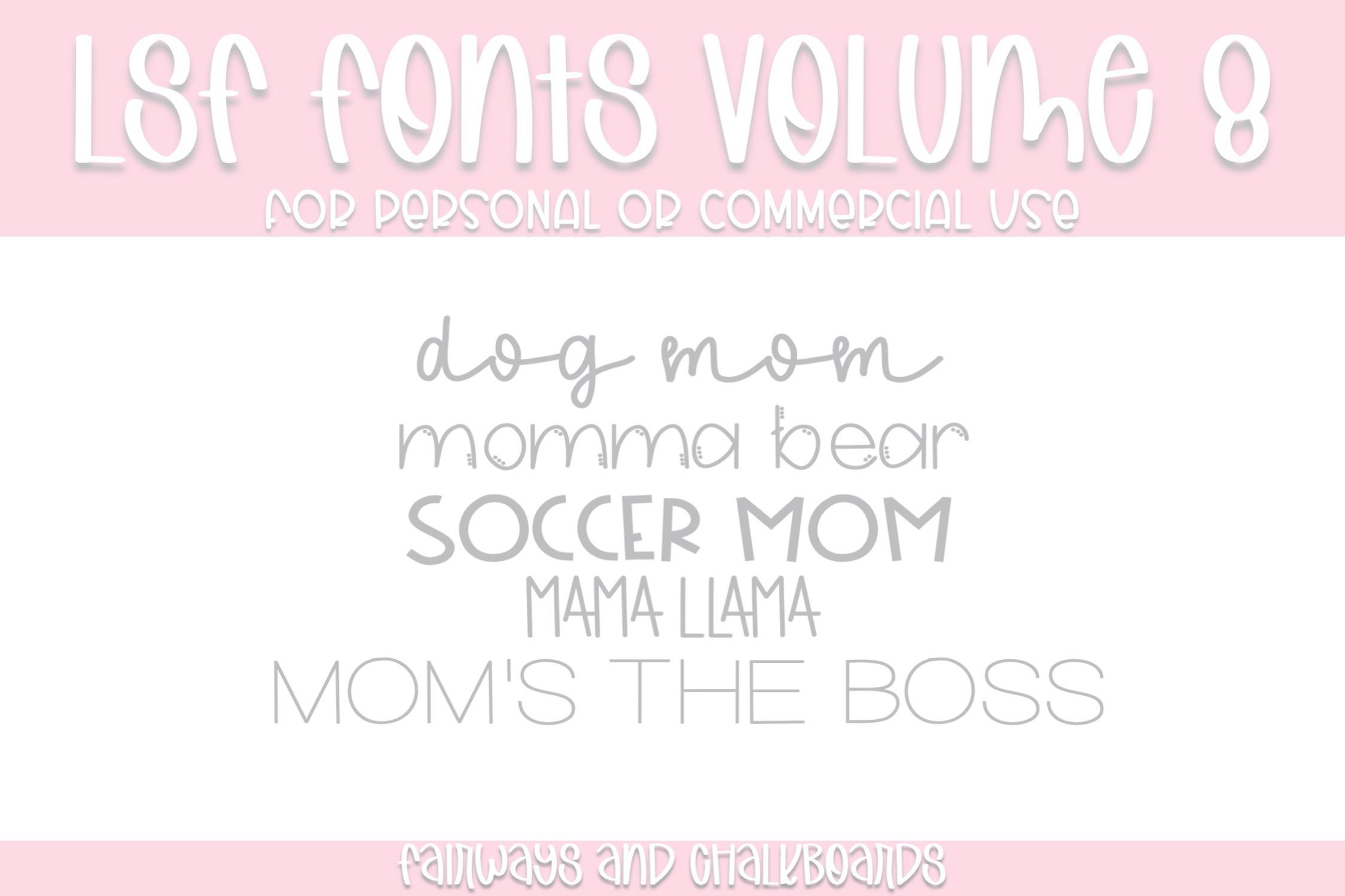 LSF Volume 8 Font