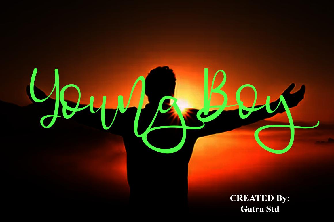 Young Boy Font