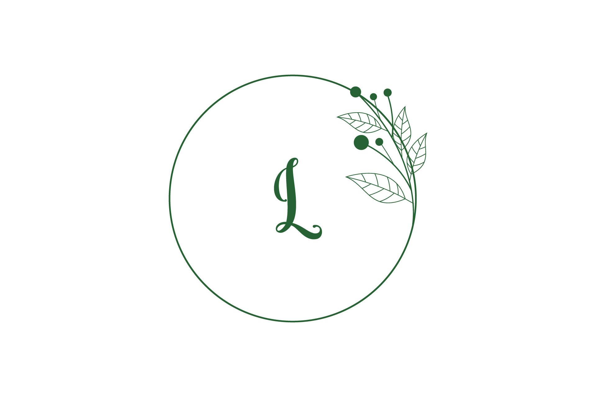 Beauty Monogram Letter Typography