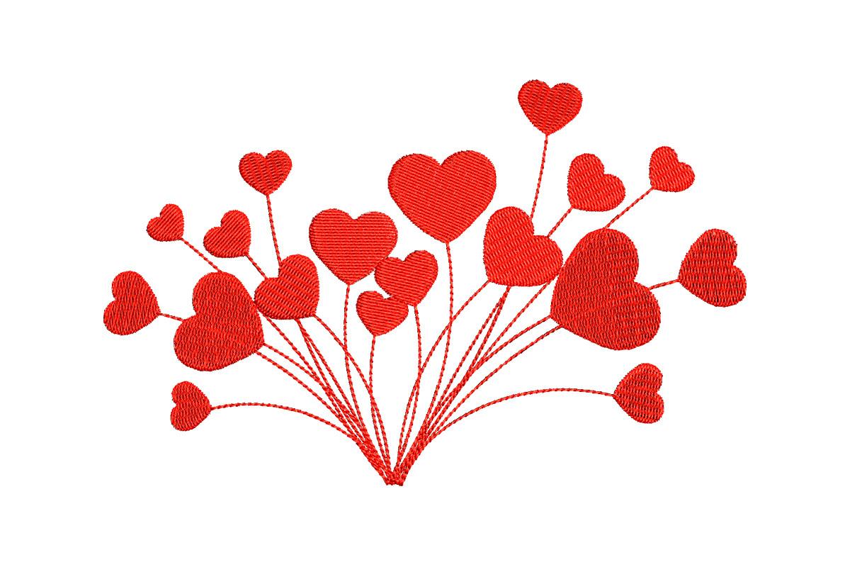 Red Balloon Hearts