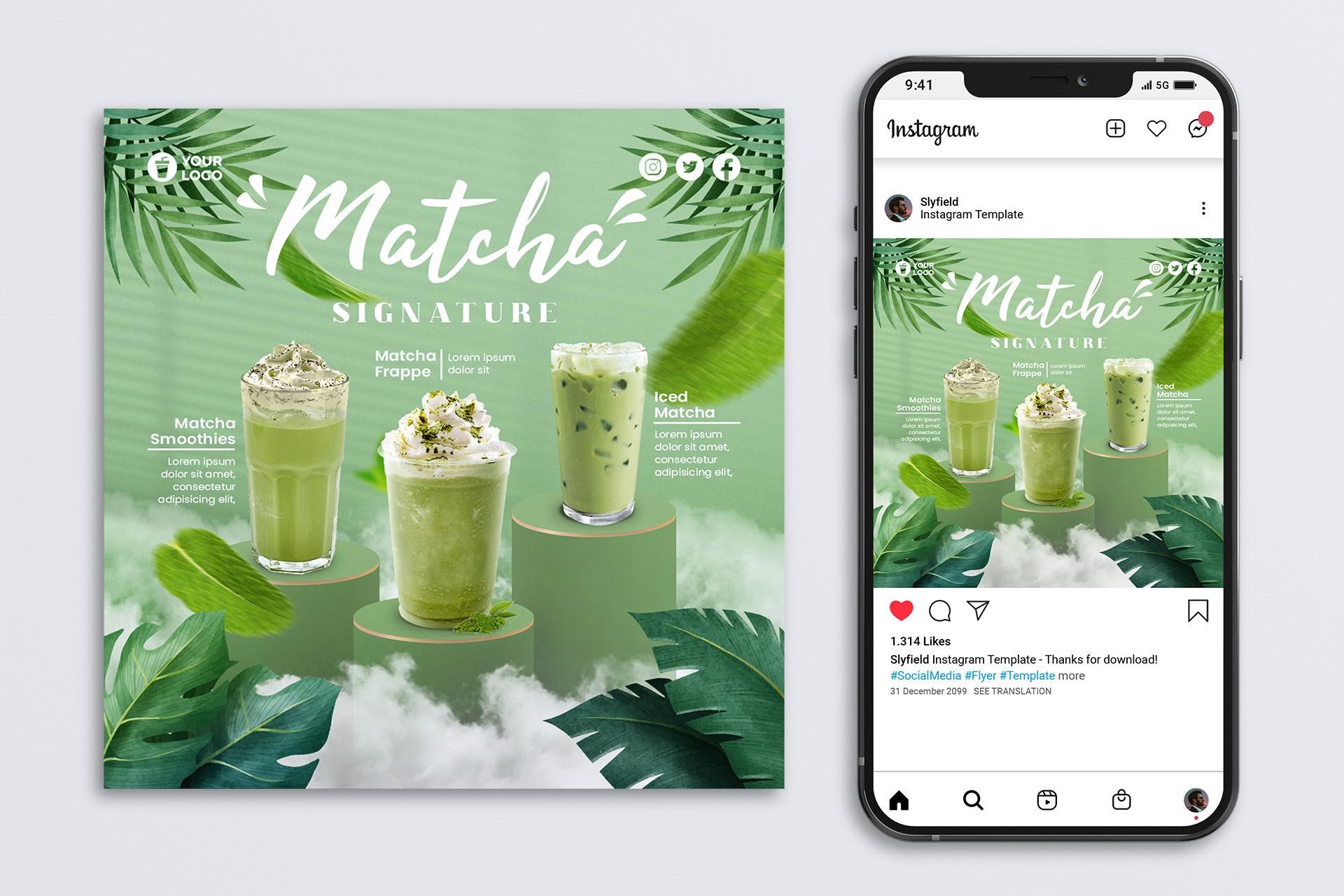 Matcha Signature Flyer Template
