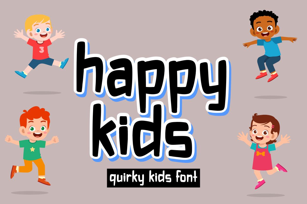 Happy Kids Font