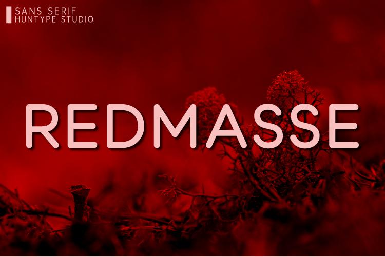 Redmasse Font