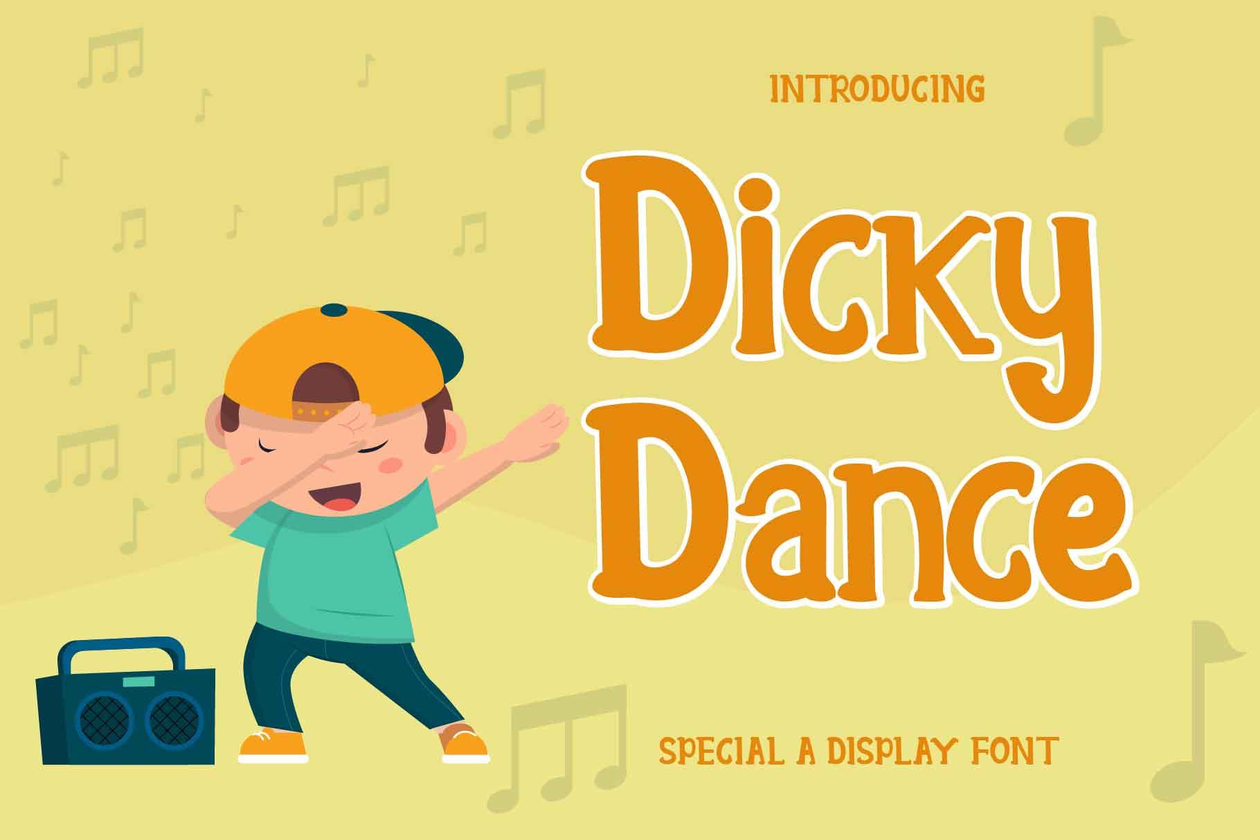 Dicky Dance Font