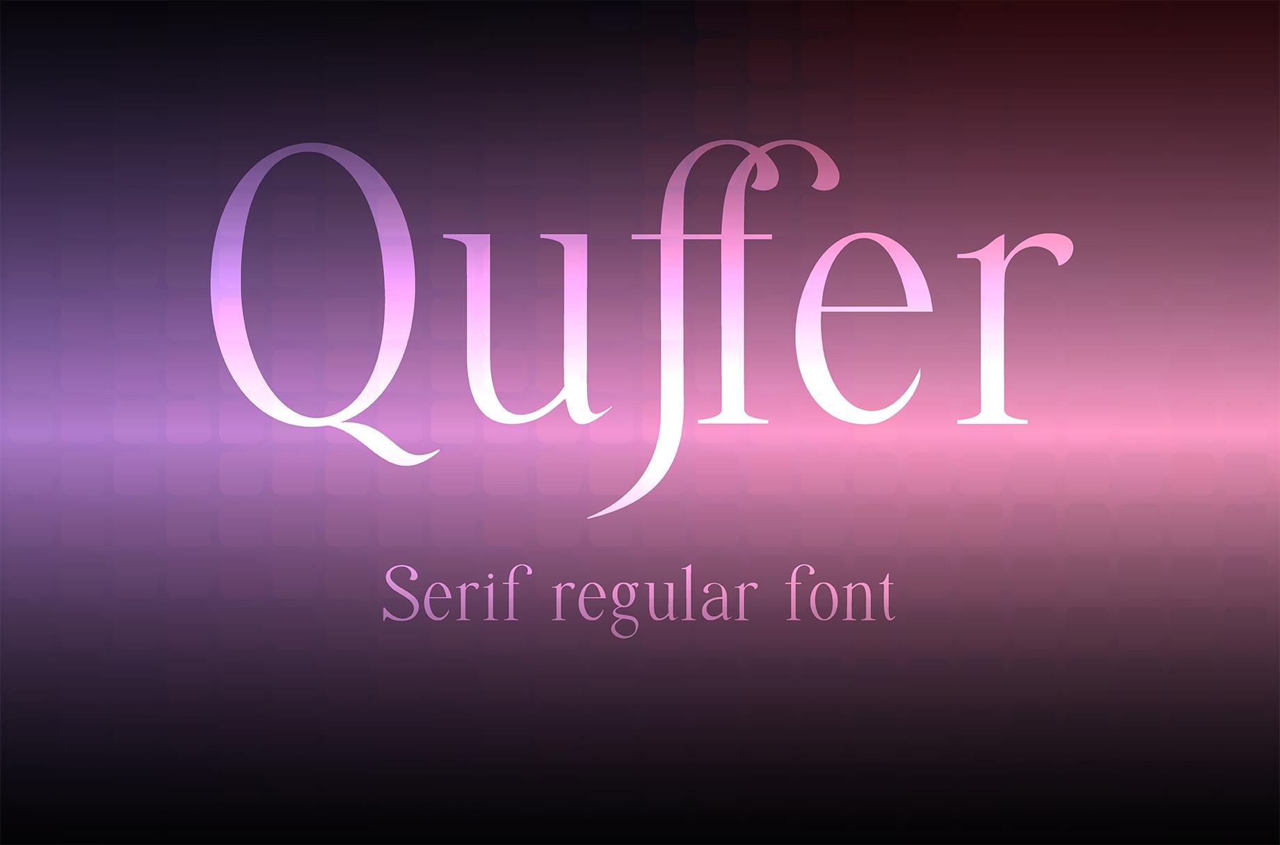 Quffer Font