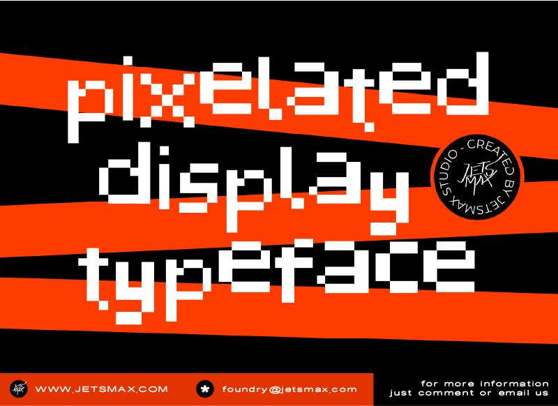 Pixelated Font