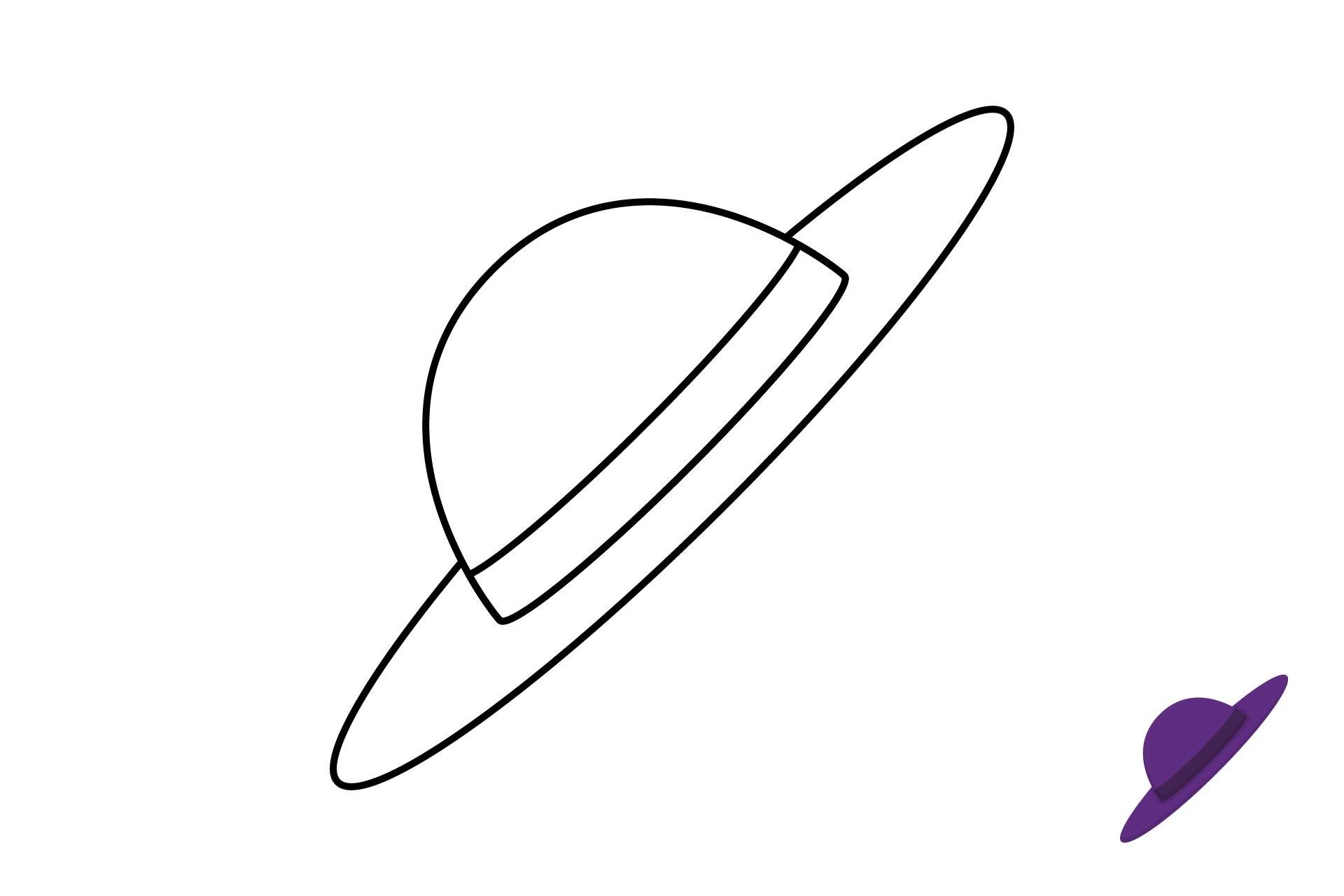 Coloring Wide Hat for Kids