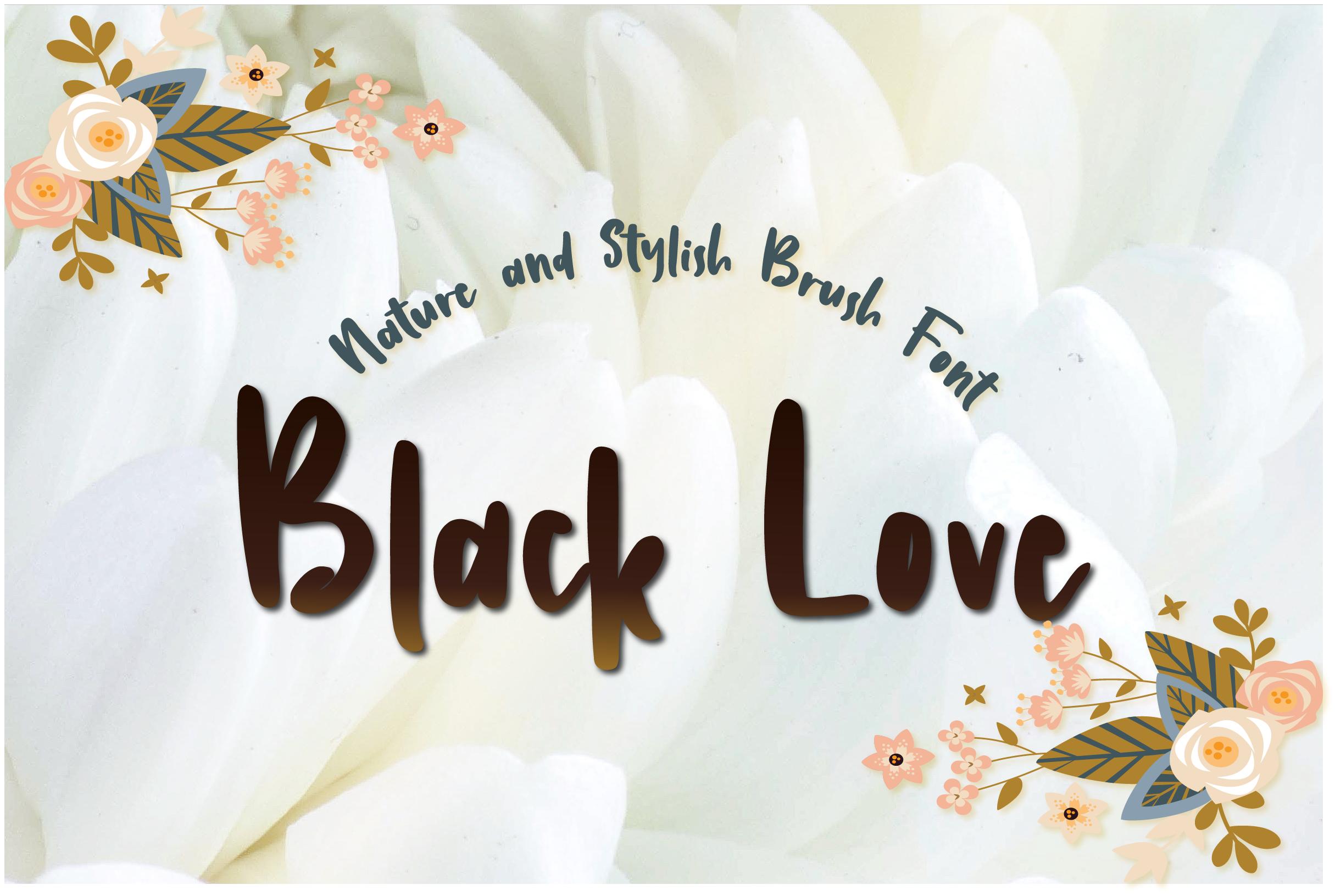 Black Love Font