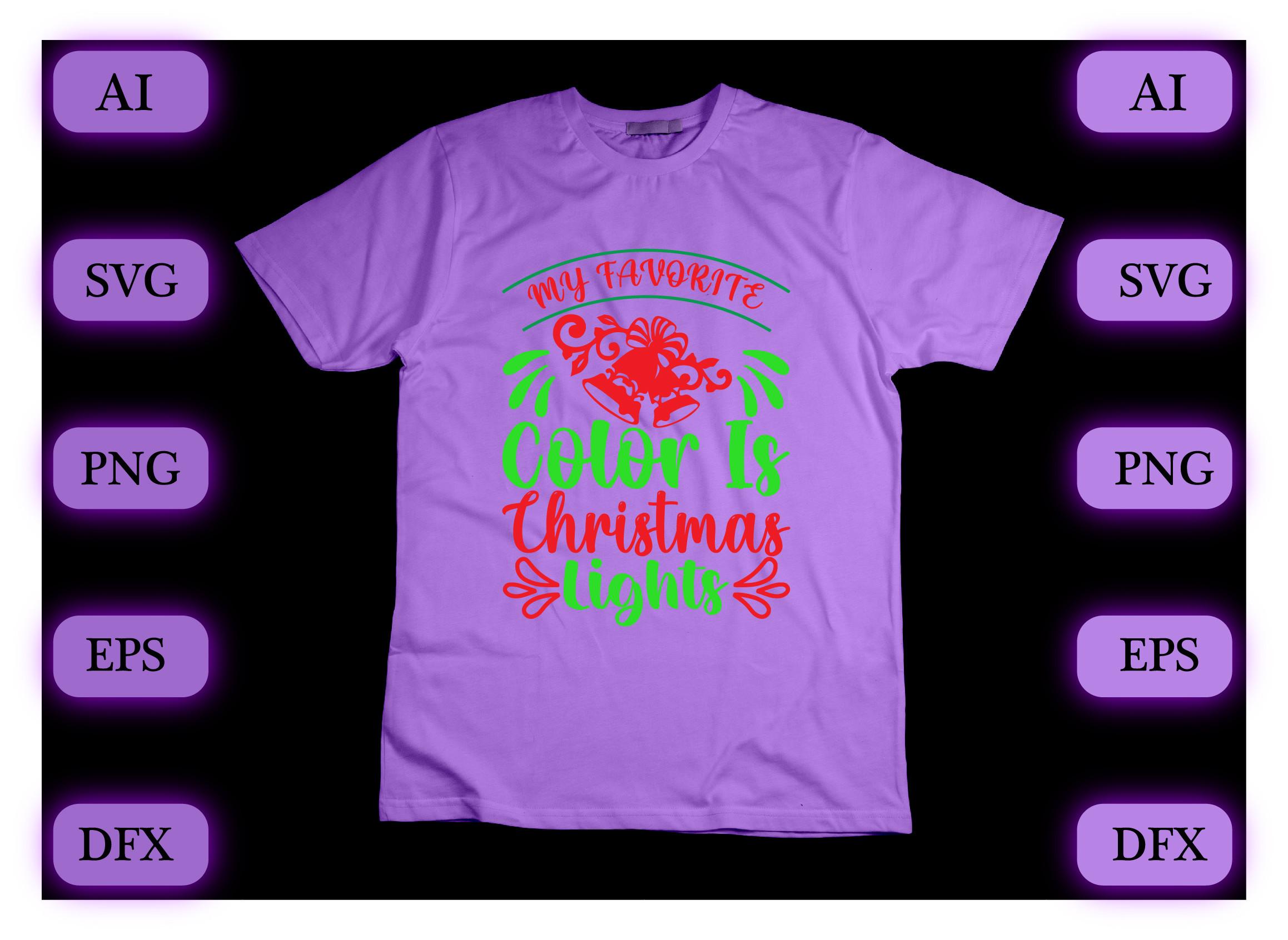 MY FAVORITE COLOR is CHRISTMAS LIGHTS